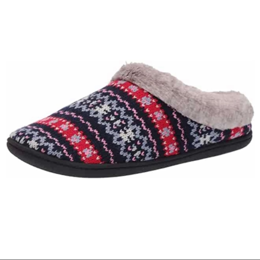 ❗️NEW Dearfoams colorful pattern slippers